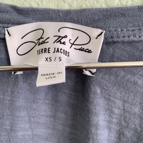 FEEL THE PIECE short sleeve top shirt tee v-neck S - Picture 4 of 9